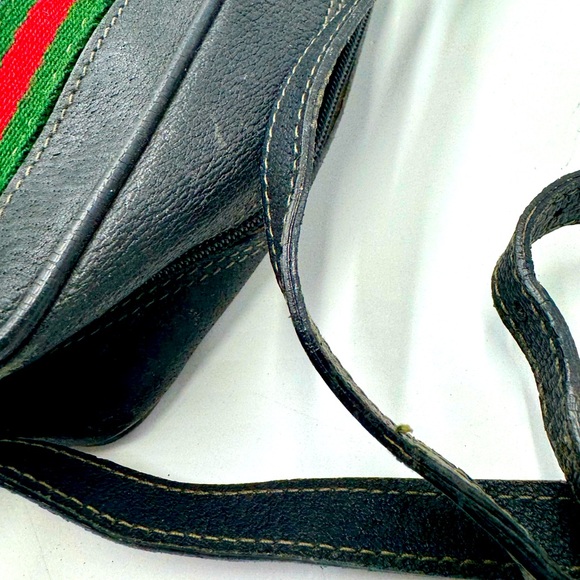 Vtg Gucci Black Supreme Ophidia PVC Guccisima Web Small Shoulder Crossbody Bag - Picture 14 of 16